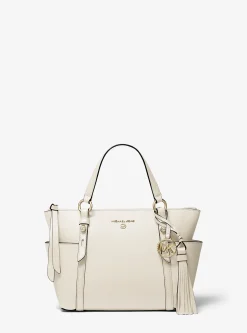 Mala tote com fecho de correr superior em couro saffiano Sullivan pequena | Michael Kors [PT]