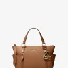 Mala tote com fecho de correr superior em couro saffiano Sullivan pequena | Michael Kors [PT]