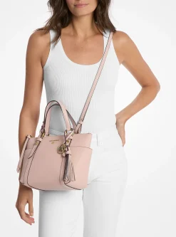 Mala tote com fecho de correr superior em couro saffiano Sullivan pequena | Michael Kors [PT]