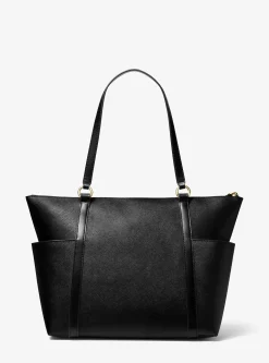 Mala tote com fecho de correr superior em couro saffiano Sullivan grande | Michael Kors [PT]