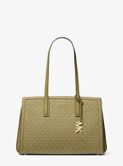 Mala tote com logótipo exclusivo Laila média | Michael Kors [PT]