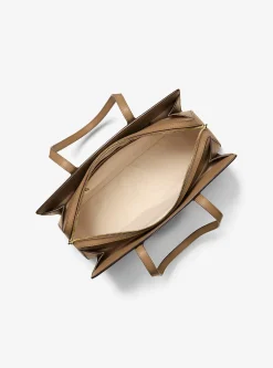 Mala tote com logótipo exclusivo Laila média | Michael Kors [PT]