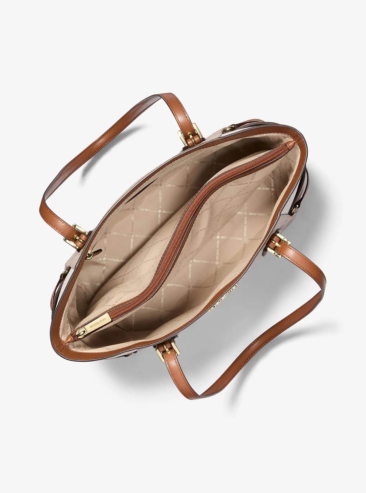 Mala tote com logótipo exclusivo e bloco de cor Voyager grande | Michael Kors [PT]