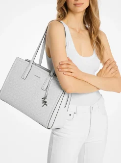 Mala tote com logótipo exclusivo Laila média | Michael Kors [PT]