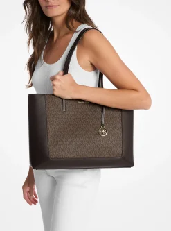 Mala tote com logótipo exclusivo Sallie grande | Michael Kors [PT]
