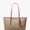 Mala tote com logótipo MK2000 em jacquard Quinn grande | Michael Kors [PT]