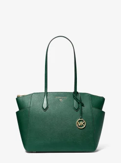 Mala tote de couro saffiano Marilyn média | Michael Kors [PT]