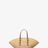 Mala tote em palha tricotada à mão Isa pequena | Michael Kors [PT]