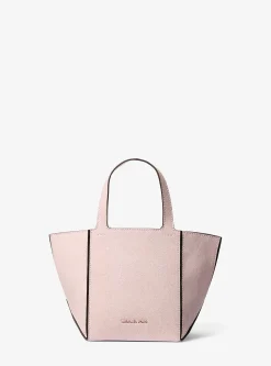 Mala tote em pele com estampado de ganga Ano Novo Lunar Jordi pequena | Michael Kors [PT]