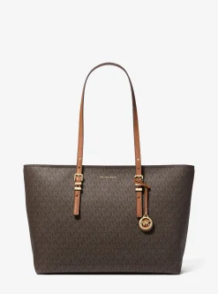 Mala tote em pele com logótipo exclusivo Quinn grande | Michael Kors [PT]