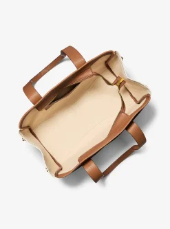Mala tote em pele com logótipo exclusivo Romee grande | Michael Kors [PT]
