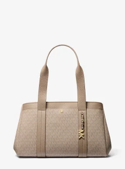 Mala tote em pele com logótipo exclusivo Romee grande | Michael Kors [PT]