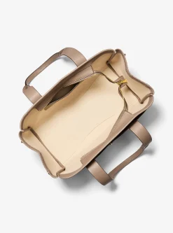 Mala tote em pele com logótipo exclusivo Romee grande | Michael Kors [PT]