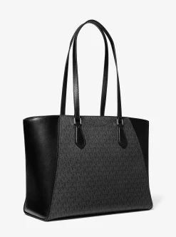 Mala tote em pele com logótipo exclusivo Taryn grande | Michael Kors [PT]