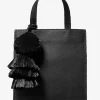 Mala tote em pele granulada pespontada à mão Ponza média | Michael Kors [PT]