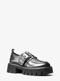 Mocassim em pele metalizada estalada Colby | Michael Kors [PT]