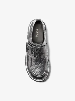 Mocassim em pele metalizada estalada Colby | Michael Kors [PT]