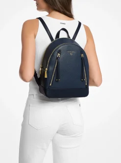 Mochila em pele granulada Brooklyn média | Michael Kors [PT]