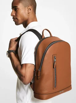 Mochila em pele granulada Hudson Slim | Michael Kors [PT]