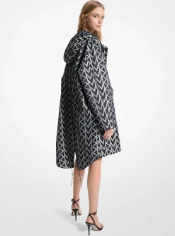 Parka em jacquard com logótipo MK2000 de corte grande | Michael Kors [PT]