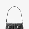 Pochette com logótipo MK2000 em jacquard Zoe pequena | Michael Kors [PT]