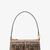 Pochette com logótipo MK2000 em jacquard Zoe pequena | Michael Kors [PT]