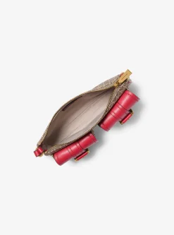 Pochette com logótipo MK2000 em jacquard Zoe pequena | Michael Kors [PT]