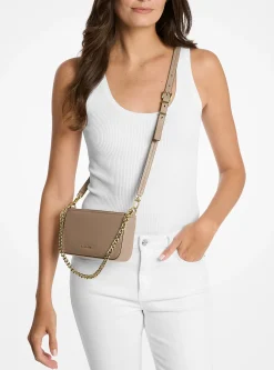 Pochette convertível em pele granulada Bryant pequena | Michael Kors [PT]