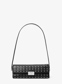 Pochette convertível em pele com tachas Ludlow pequena | Michael Kors [PT]