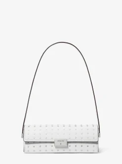 Pochette convertível em pele com tachas Ludlow pequena | Michael Kors [PT]