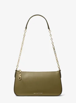 Pochette de corrente de elos em pele Empire média | Michael Kors [PT]