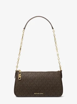 Pochette de corrente de elos com logótipo exclusivo Empire média | Michael Kors [PT]