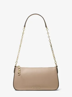 Pochette de corrente de elos em pele Empire média | Michael Kors [PT]