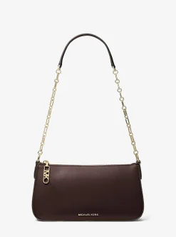 Pochette de corrente de elos em pele Empire média | Michael Kors [PT]