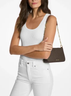 Pochette de corrente de elos com logótipo exclusivo Empire média | Michael Kors [PT]