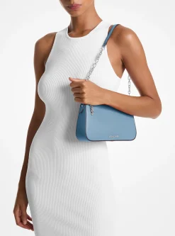 Pochette de corrente de elos em pele Empire média | Michael Kors [PT]