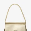 Pochette em pele granulada metalizada Carmine média | Michael Kors [PT]