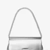 Pochette em pele granulada metalizada Carmine média | Michael Kors [PT]