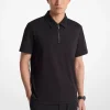 Polo com meio fecho de correr em algodão | Michael Kors [PT]