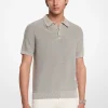 Polo em linho e algodão | Michael Kors [PT]