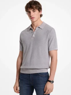 Polo em linho e algodão | Michael Kors [PT]