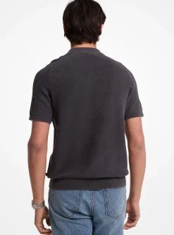 Polo em linho e algodão | Michael Kors [PT]