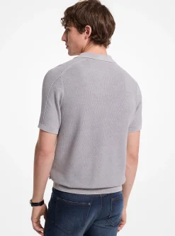 Polo em linho e algodão | Michael Kors [PT]