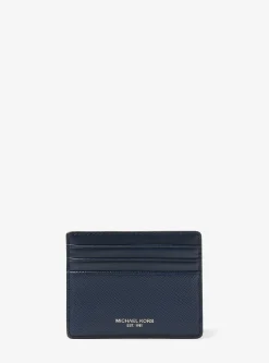 Porta-cartões alto em pele granulada Harrison | Michael Kors [PT]