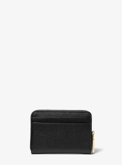 Porta-cartões com fecho de correr a toda a volta em pele granulada Jet Set pequeno | Michael Kors [PT]