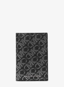 Porta-cartões dobrável com logótipo exclusivo Hudson Empire | Michael Kors [PT]