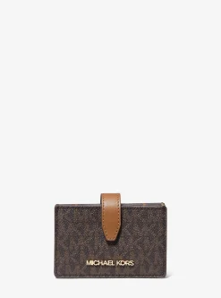 Porta-cartões em acordeão com logótipo Jet Set médio | Michael Kors [PT]