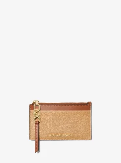 Porta-cartões em pele granulada de dois tons Empire pequeno | Michael Kors [PT]