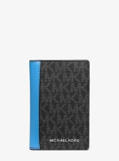 Porta-cartões folio com logótipo exclusivo Hudson | Michael Kors [PT]