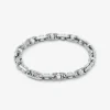Pulseira Astor de elos em latão banhado a metal precioso com incrustações de tamanho médio | Michael Kors [PT]